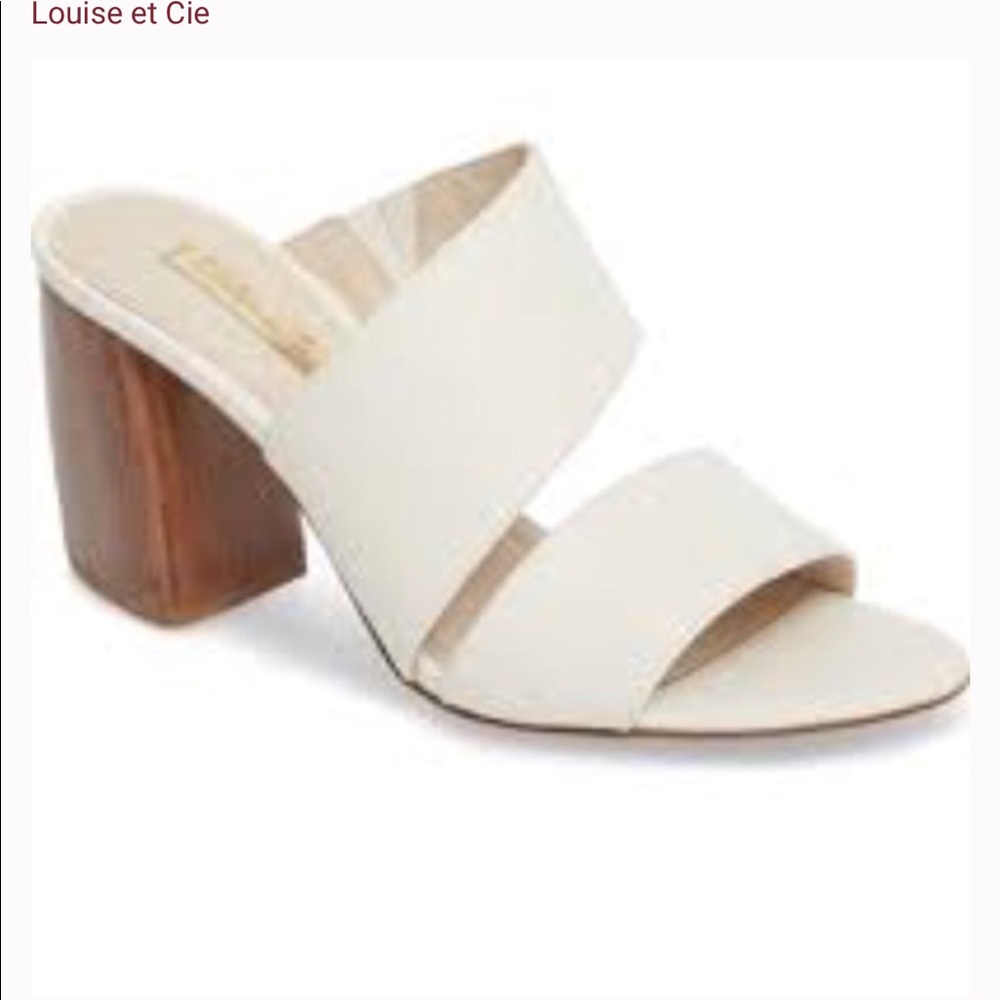 Louise et Cie White Heels